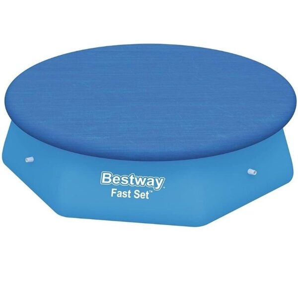 Bestway Fast Set Swimming Pool Cover, Blue, 244 cm