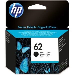 HP C2P04AE 62 Original Ink Cartridge, Black, Single Pack