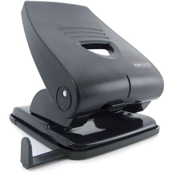 Rapesco PF835PB2 Hole Punch – 835-P, 40-sheet capacity. Black