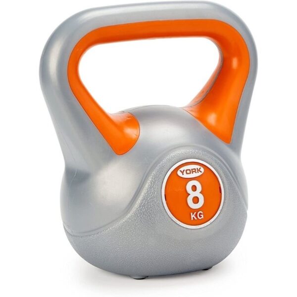 York Fitness Vinyl Kettlebell 8kg – Home Gym Equipment